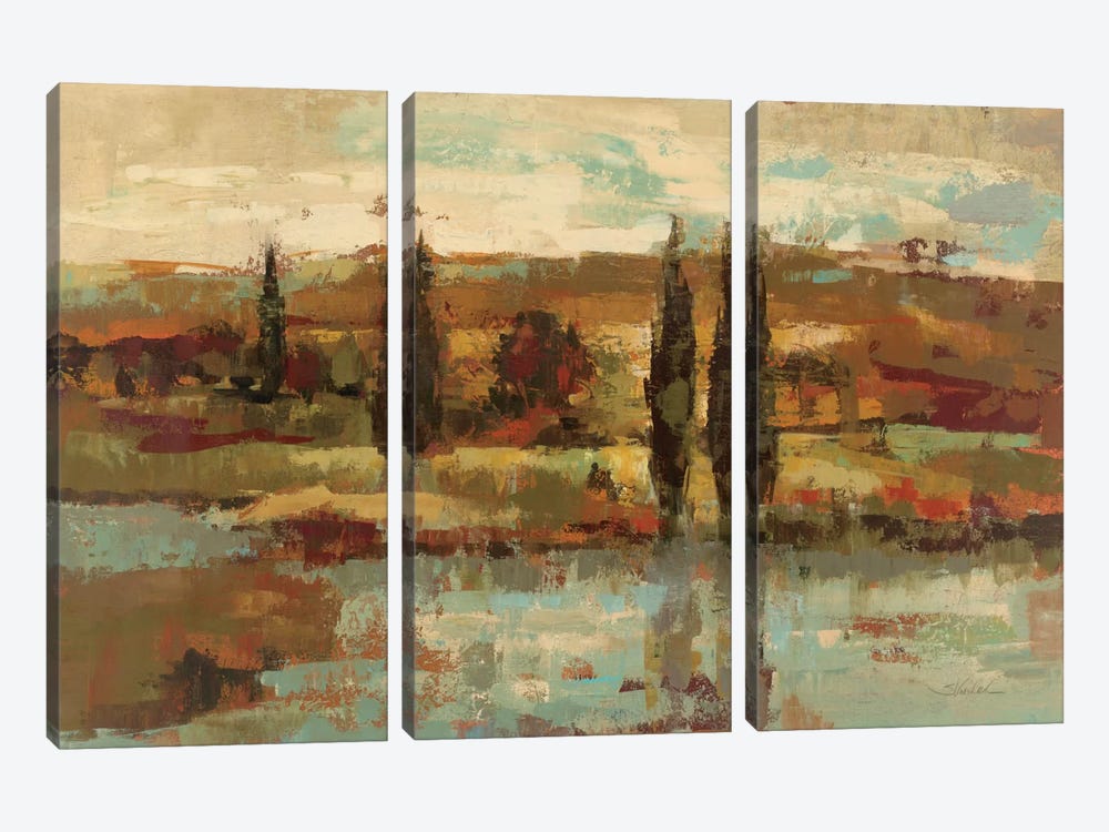 Hot Day By The River by Silvia Vassileva 3-piece Canvas Art