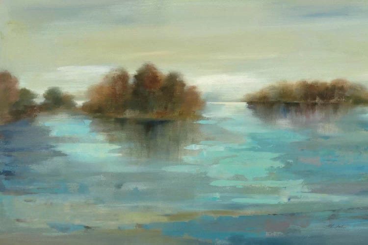 Serenity on the River by Silvia Vassileva wall art