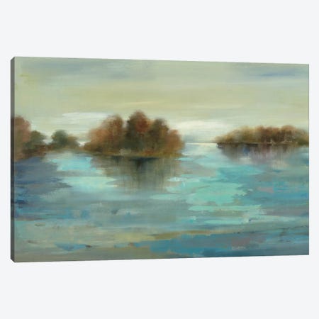 Serenity on the River Canvas Print #WAC1253} by Silvia Vassileva Canvas Wall Art