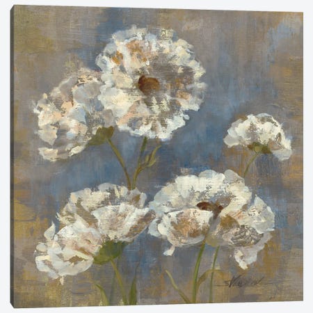 Flowers in Morning Dew I Canvas Print #WAC1263} by Silvia Vassileva Canvas Print