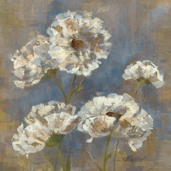 Silvia Vassileva: Flowers in Morning Dew I by Silvia Vassileva