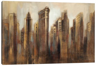 Flatiron Skyline Canvas Art Print - Silvia Vassileva