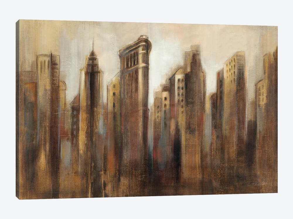 Flatiron Skyline by Silvia Vassileva 1-piece Canvas Print