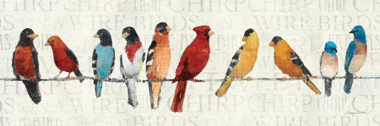 The Usual Suspects - Birds on a Wire by Avery Tillmon wall art