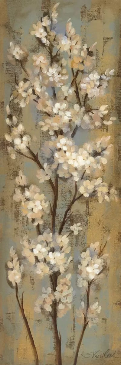 Almond Branch II by Silvia Vassileva framed canvas print