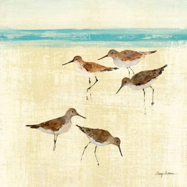 Sandpipers: Sand Pipers Square II  by Avery Tillmon