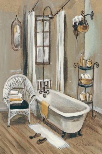 Interiors: French Bath II by Silvia Vassileva