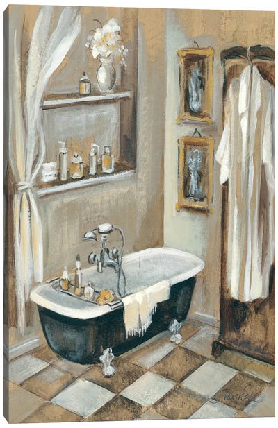 French Bath III Canvas Art Print - Silvia Vassileva
