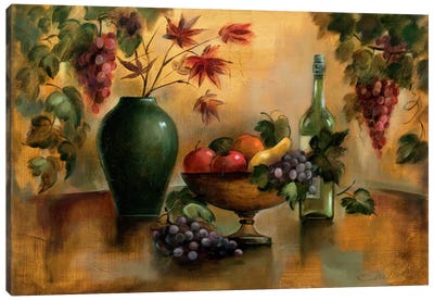 Autumn Hues Canvas Art Print - Wine Art