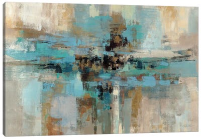 Morning Fjord  Canvas Art Print - Abstract Office Art