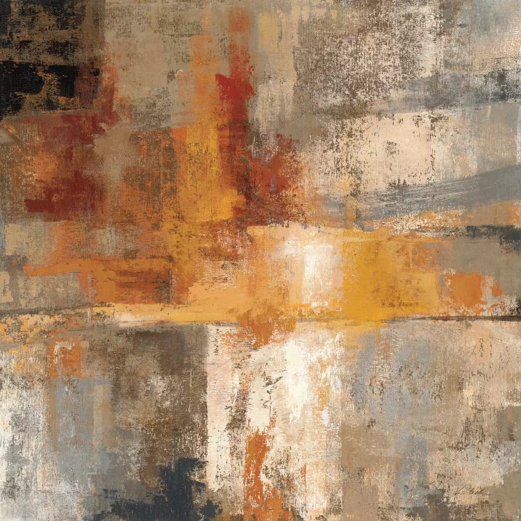 Silver and Amber Crop  by Silvia Vassileva wall art