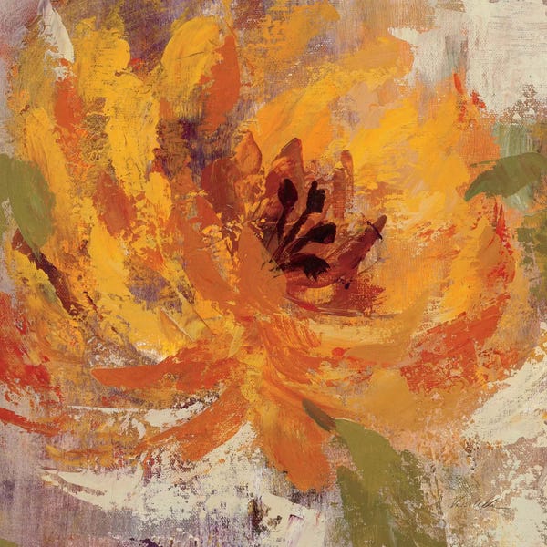 Silvia Vassileva: Fiery Dahlias I  by Silvia Vassileva