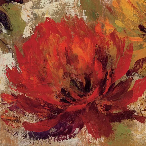 Silvia Vassileva: Fiery Dahlias II  by Silvia Vassileva