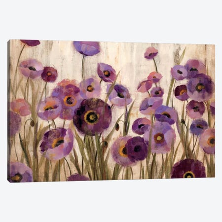 Pink and Purple Flowers  Canvas Print #WAC1403} by Silvia Vassileva Canvas Print