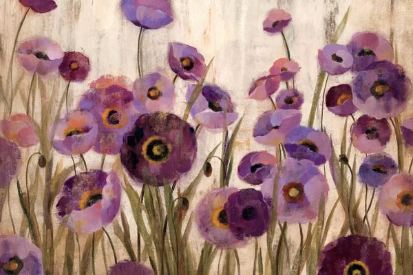 Silvia Vassileva: Pink and Purple Flowers  by Silvia Vassileva