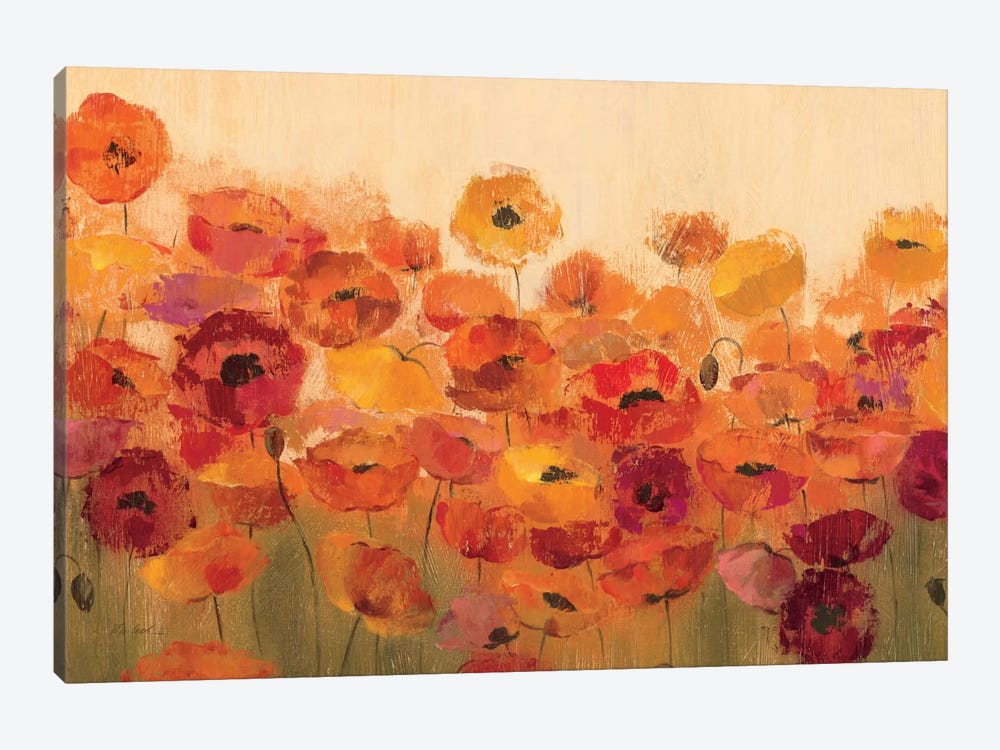 Summer Poppies  by Silvia Vassileva 1-piece Canvas Art Print