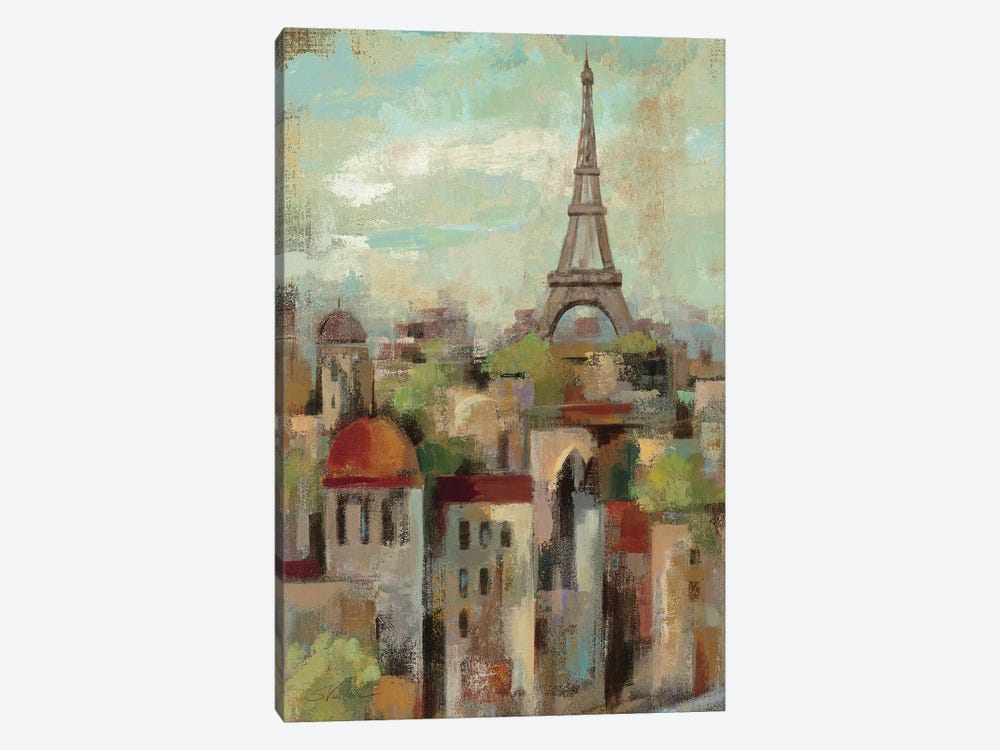 Spring in Paris II  by Silvia Vassileva 1-piece Canvas Art Print