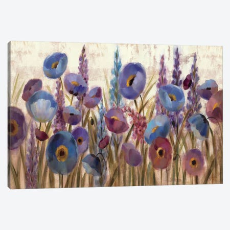 Lupines and Poppies  Canvas Print #WAC1427} by Silvia Vassileva Canvas Art