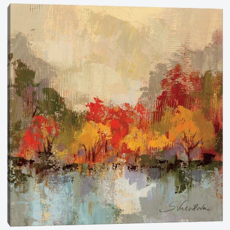 Fall Riverside II  Canvas Print #WAC1429} by Silvia Vassileva Art Print