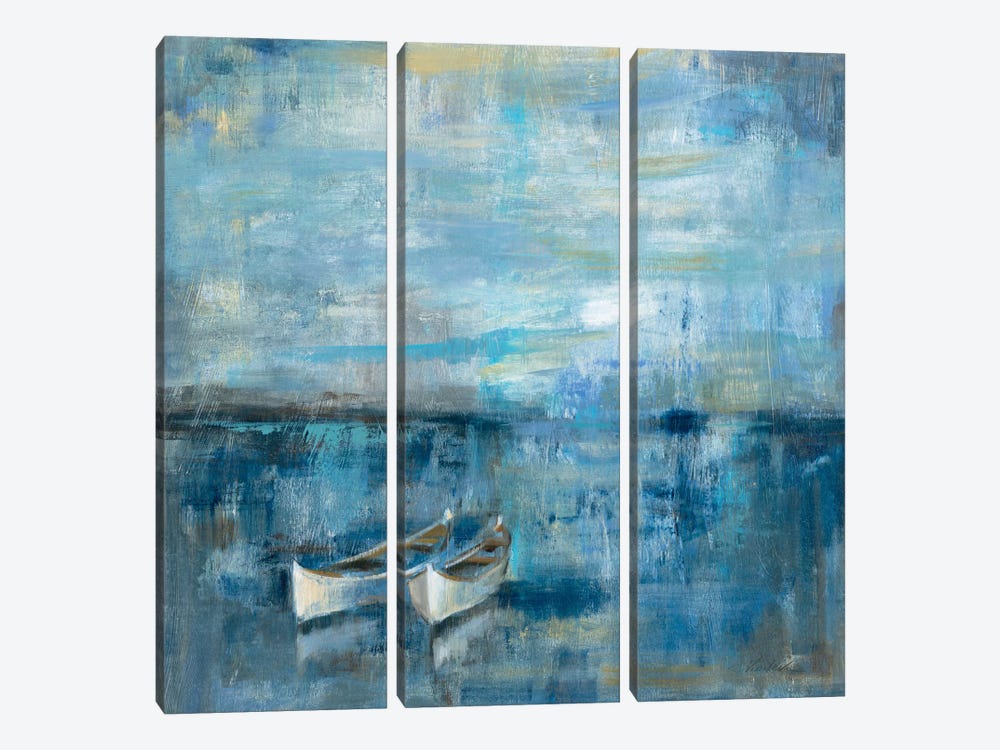 Two Boats  by Silvia Vassileva 3-piece Art Print
