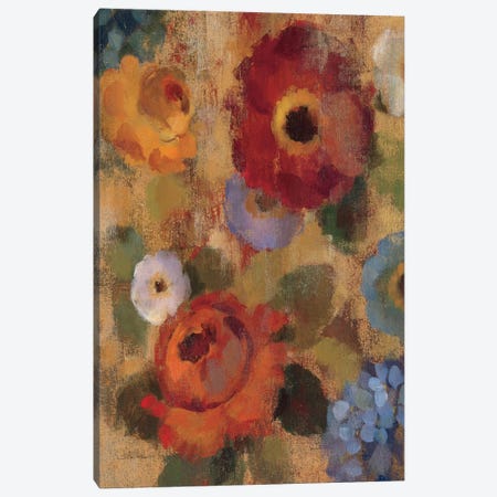 Jacquard Floral II  Canvas Print #WAC1444} by Silvia Vassileva Canvas Art