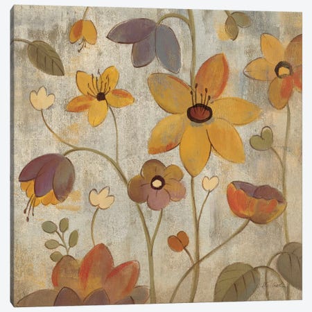 Floral Song III  Canvas Print #WAC1447} by Silvia Vassileva Canvas Wall Art