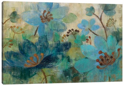 Peacock Garden  Canvas Art Print - Silvia Vassileva