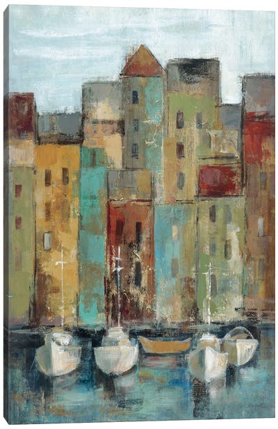 Old Town Port I  Canvas Art Print - Art Worth The Time