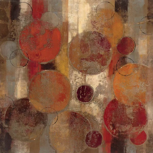 Circular Abstract: Oriental Bazaar I  by Silvia Vassileva