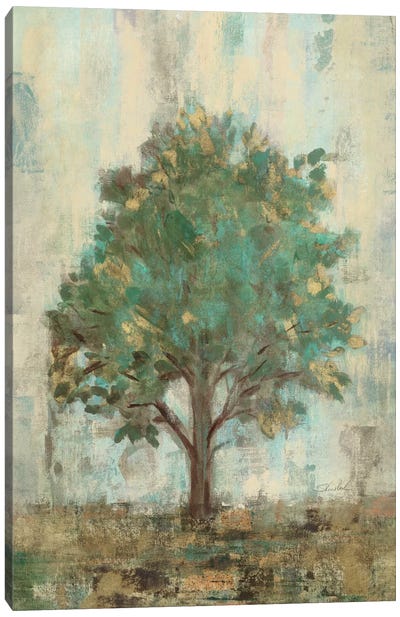 Verdi Trees I  Canvas Art Print - Serene Green