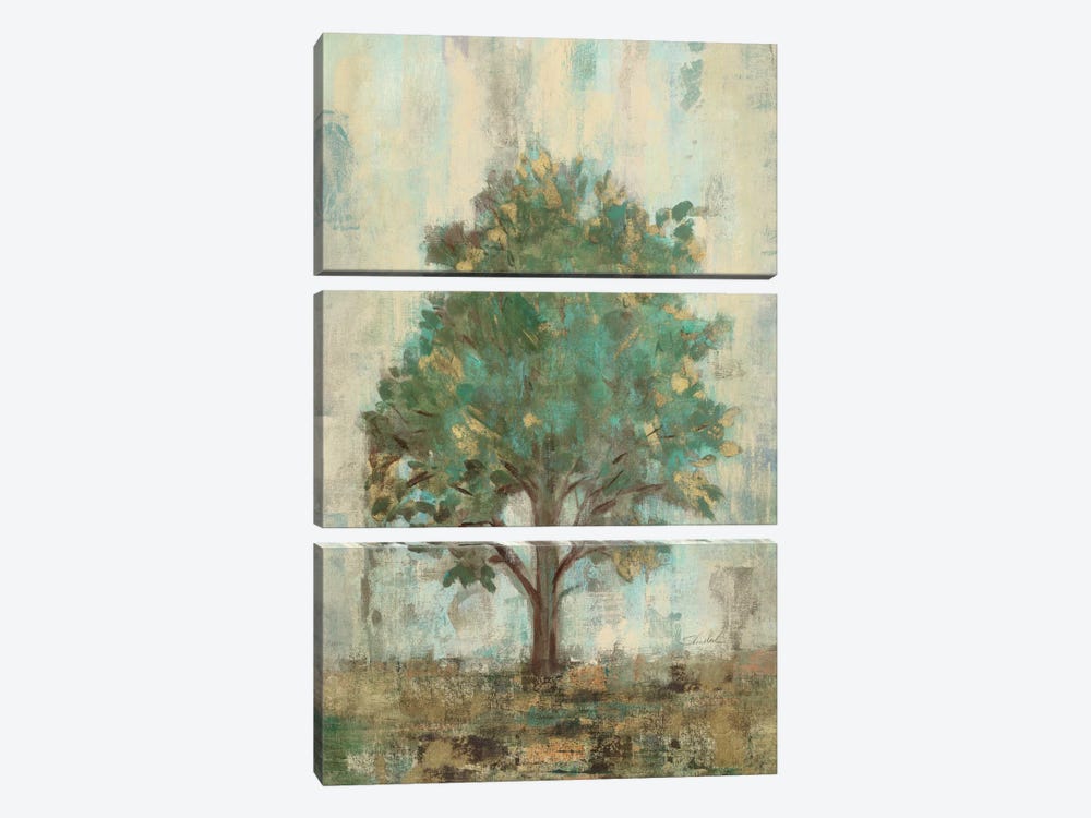 Verdi Trees I  by Silvia Vassileva 3-piece Canvas Artwork