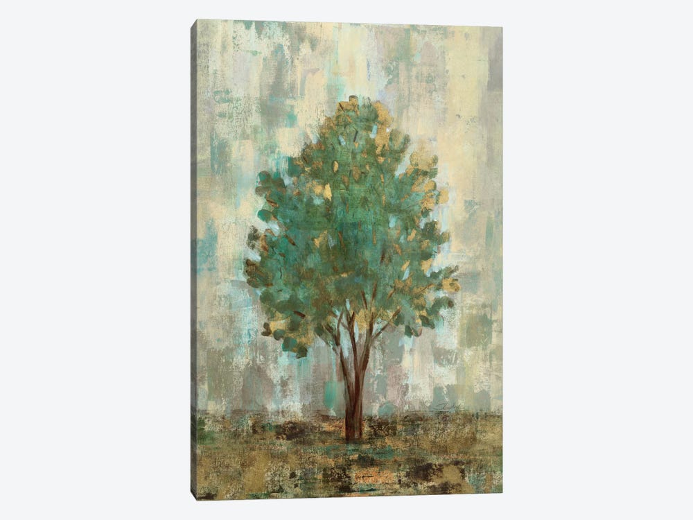 Verdi Trees II  by Silvia Vassileva 1-piece Canvas Print
