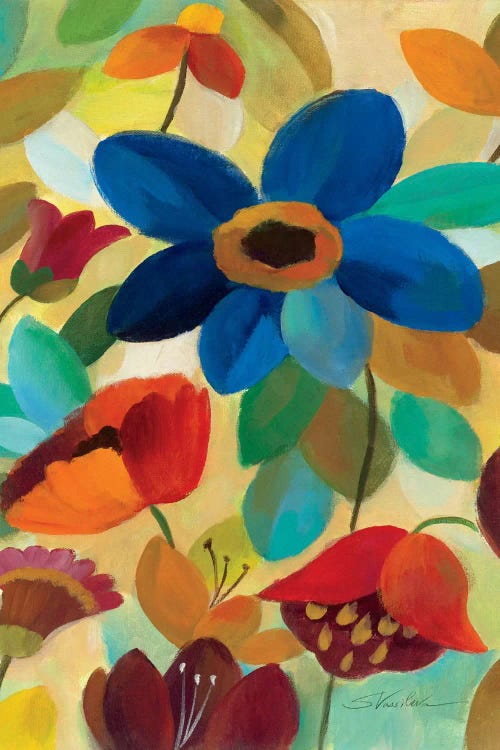 Summer Floral Panel I  by Silvia Vassileva wall art