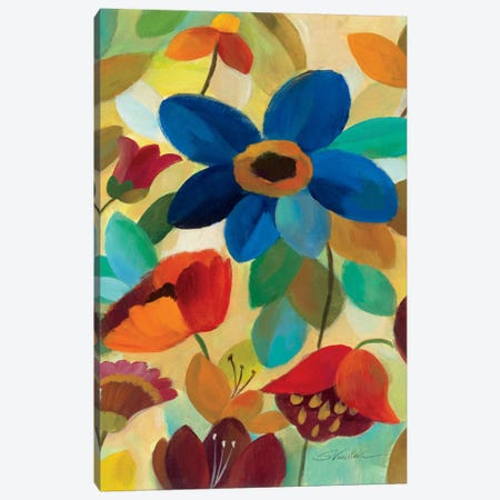 Summer Floral Panel I  Canvas Print #WAC1456} by Silvia Vassileva Canvas Art Print