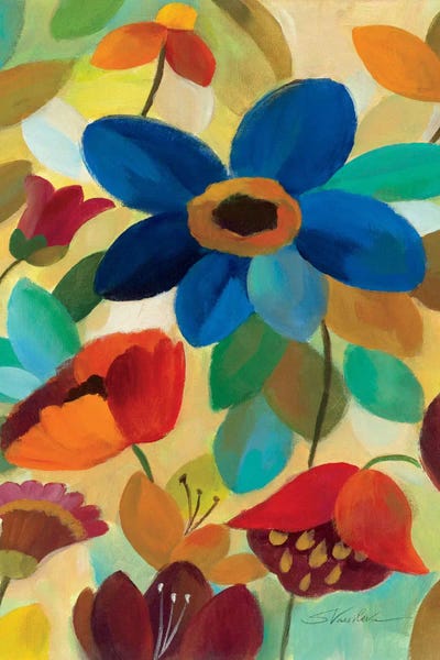 Silvia Vassileva: Summer Floral Panel I  by Silvia Vassileva