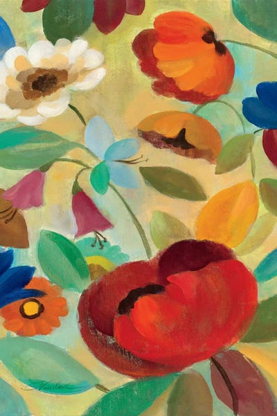 Silvia Vassileva: Summer Floral Panel II  by Silvia Vassileva