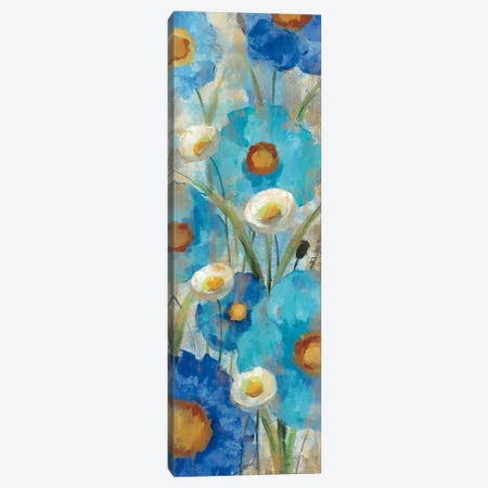 Sunkissed Blue and White Flowers I Canvas Print #WAC1461} by Silvia Vassileva Art Print