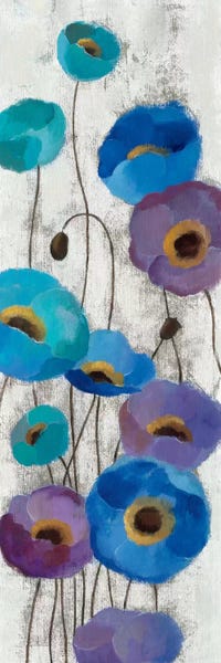 Silvia Vassileva: Bold Anemones Panel III by Silvia Vassileva