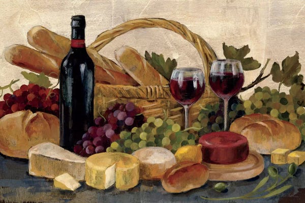 Silvia Vassileva: Tuscan Evening Wine  by Silvia Vassileva