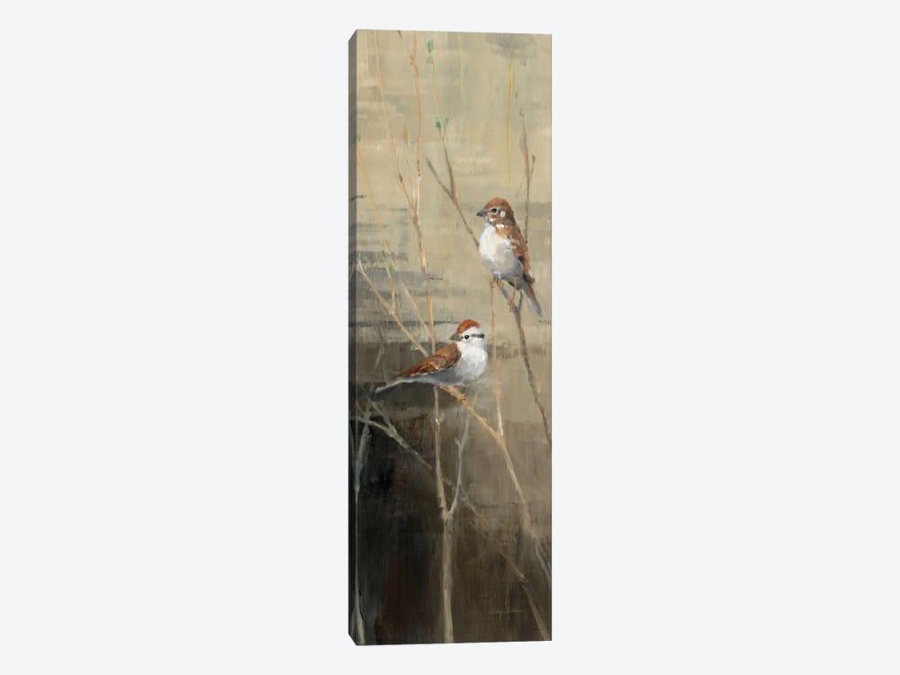 Sparrows at Dusk II  by Avery Tillmon 1-piece Art Print