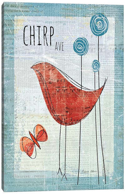 Chirp Ave Canvas Art Print - Belinda Aldrich