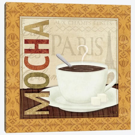 Coffee Cup II Canvas Print #WAC1523} by Veronique Canvas Art