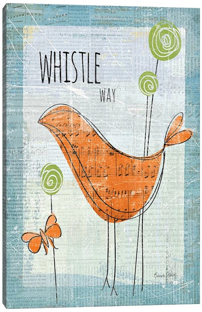 Whistle Way Canvas Art Print - Belinda Aldrich