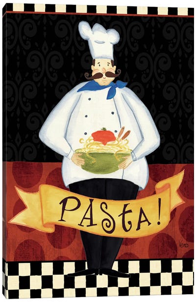 Bon Appetit I  Canvas Art Print - Pasta