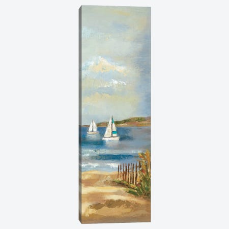 Sunny Beach Panel II Canvas Print #WAC1595} by Wild Apple Portfolio Canvas Wall Art