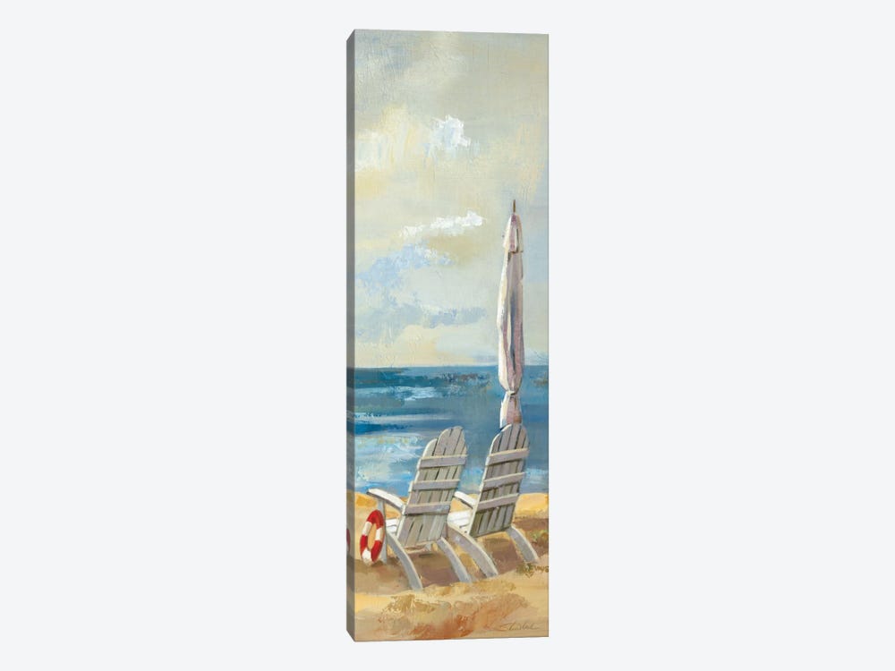 Sunny Beach Panel IV by Wild Apple Portfolio 1-piece Canvas Art