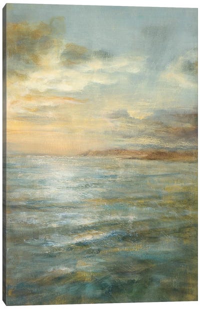 Serene Sea III Canvas Art Print - Sunrise & Sunset Art