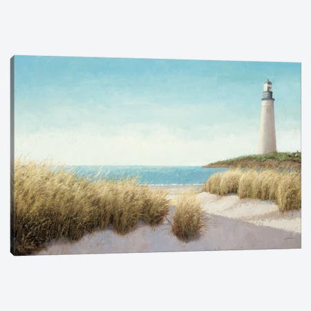 Lighthouse by the Sea Canvas Print #WAC1705} by James Wiens Canvas Print