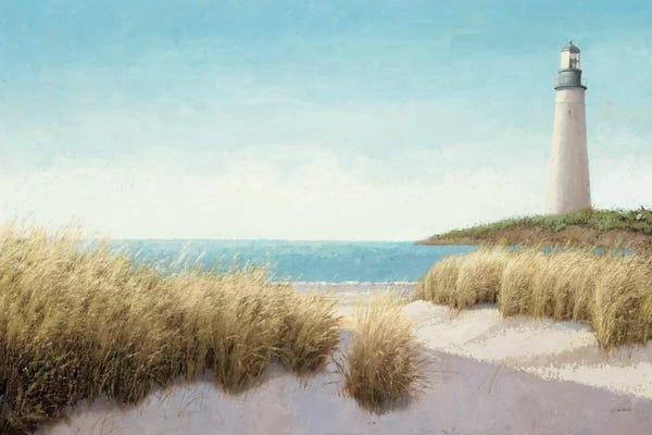 Large Coastal Art - Canvas Prints: Lighthouse by the Sea by James Wiens