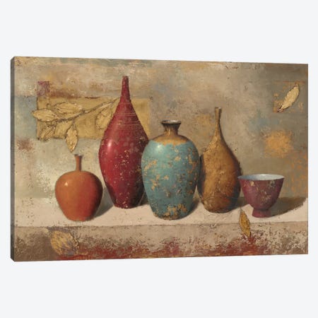 Leaves and Vessels Canvas Print #WAC1714} by James Wiens Canvas Wall Art